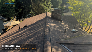 Roof replacement in Kirkland, WA | Landmark AR | Burnt Sienna | Certainteed