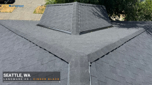 Roof Replacement in Seattle, WA | Landmark AR | Cinder Black | Certainteed